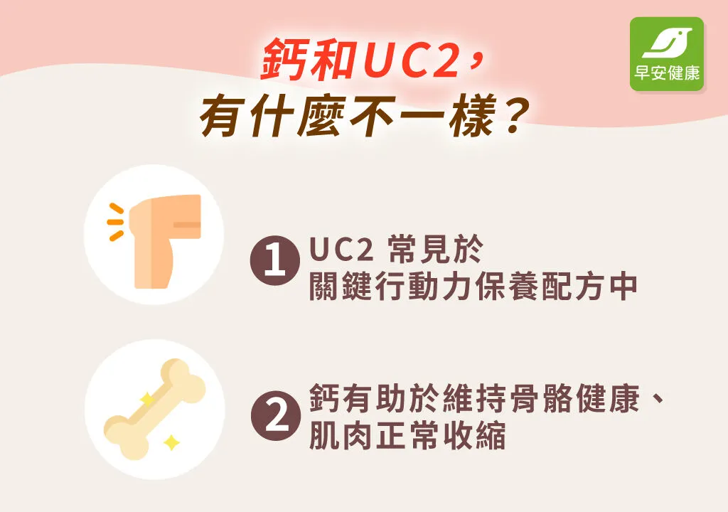 鈣和UC2有什麼不一樣?