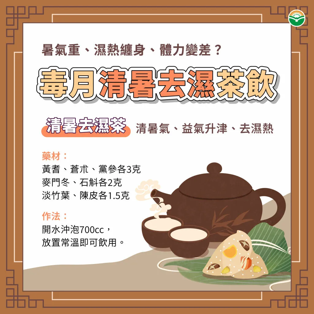馬光_毒月清暑去濕茶飲