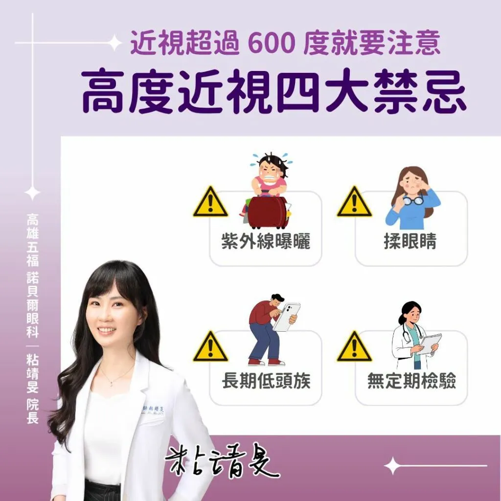 粘靖旻醫師_高度近視4大禁忌