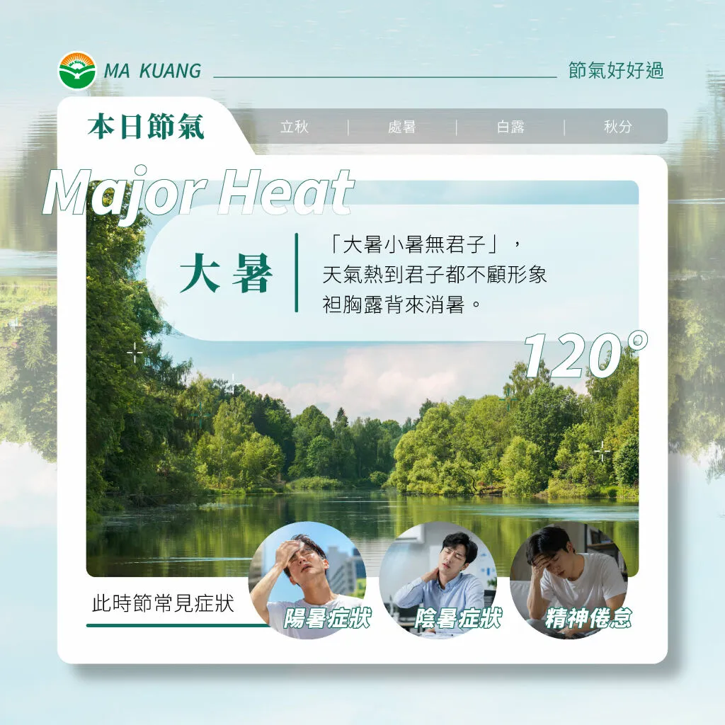馬光中醫＿大暑＿常見症狀