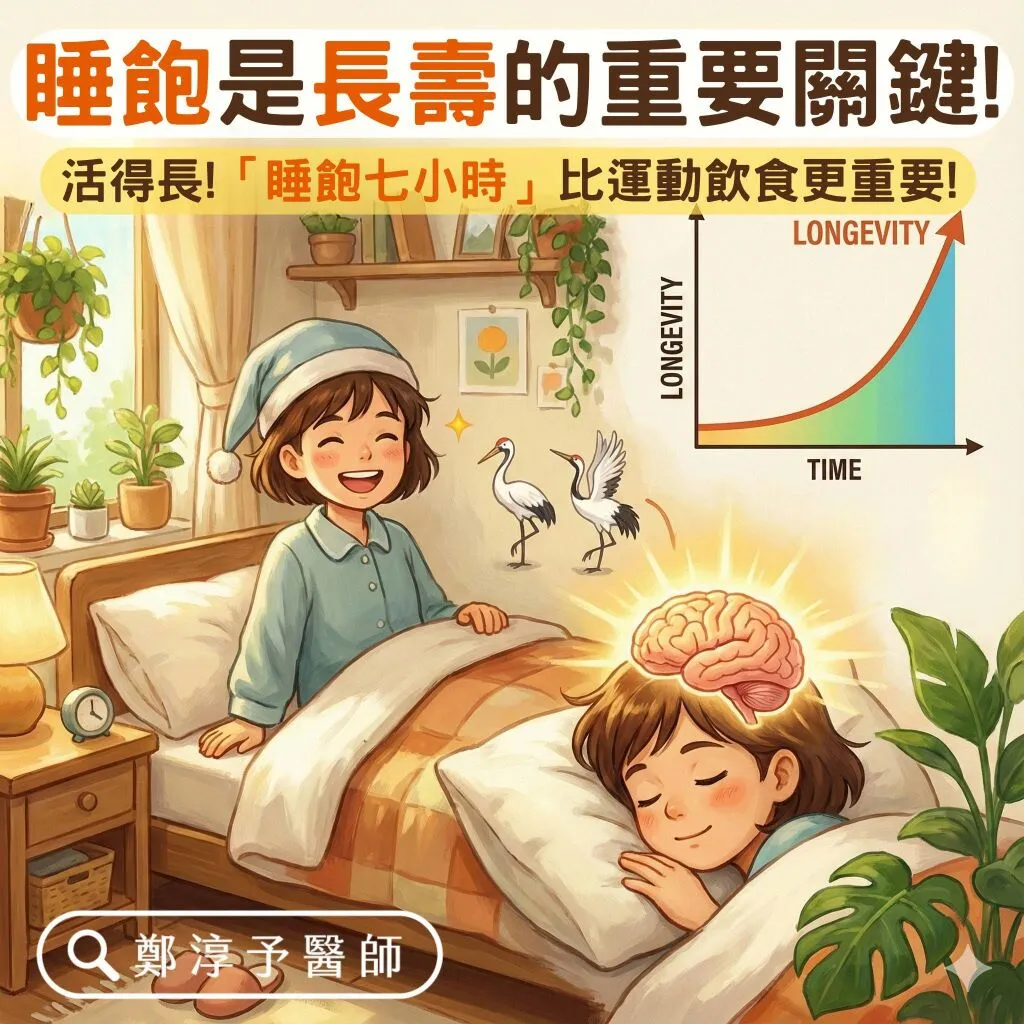 鄭淳予醫師_睡飽是長壽的重要關鍵