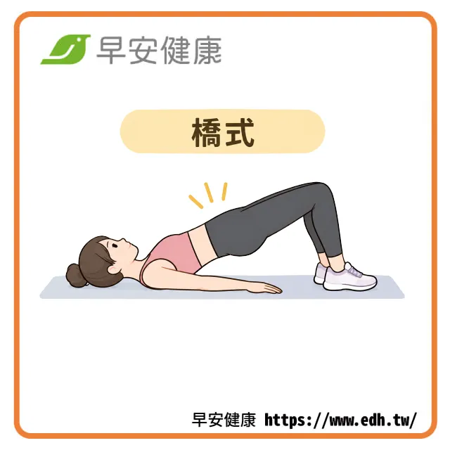 核心運動「橋式」動作示範