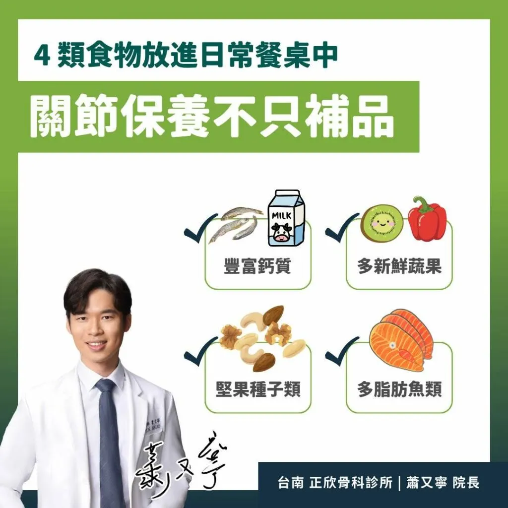 蕭又寧骨科醫師_4類食物保護關節