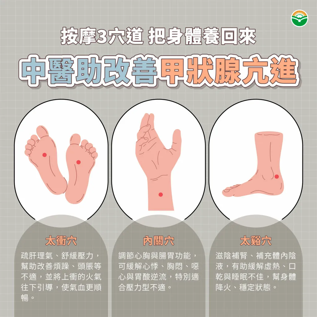 馬光中醫＿甲狀腺亢進穴道