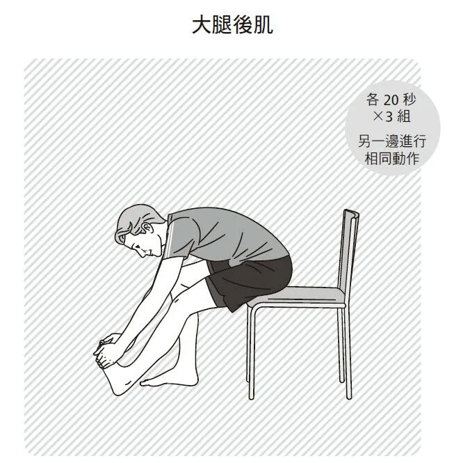 伸展大腿後肌