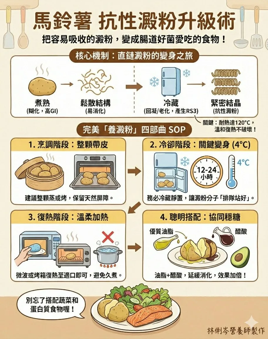 林俐岑營養師_馬鈴薯抗性澱粉升級術