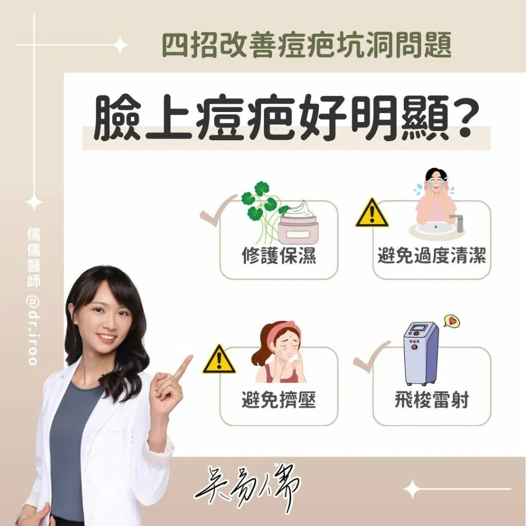 吳易儒醫師_4朝改善痘疤坑洞問題