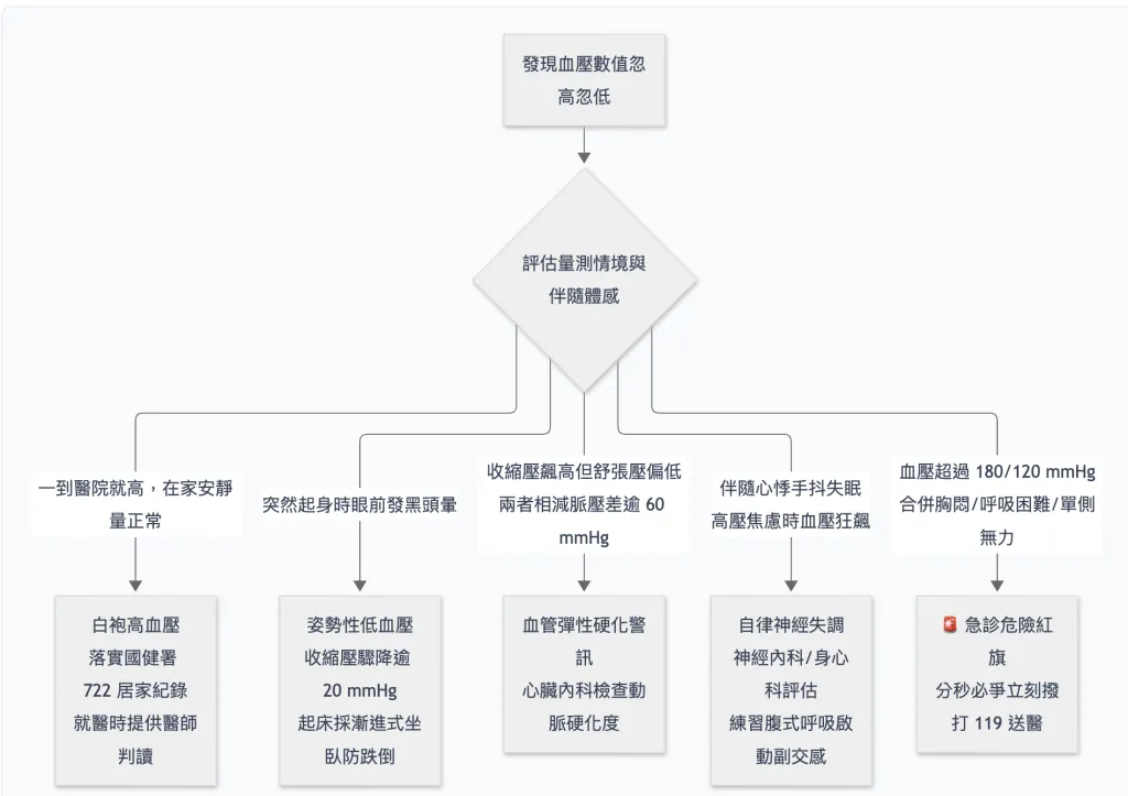 血壓忽高忽低的原因判別方式