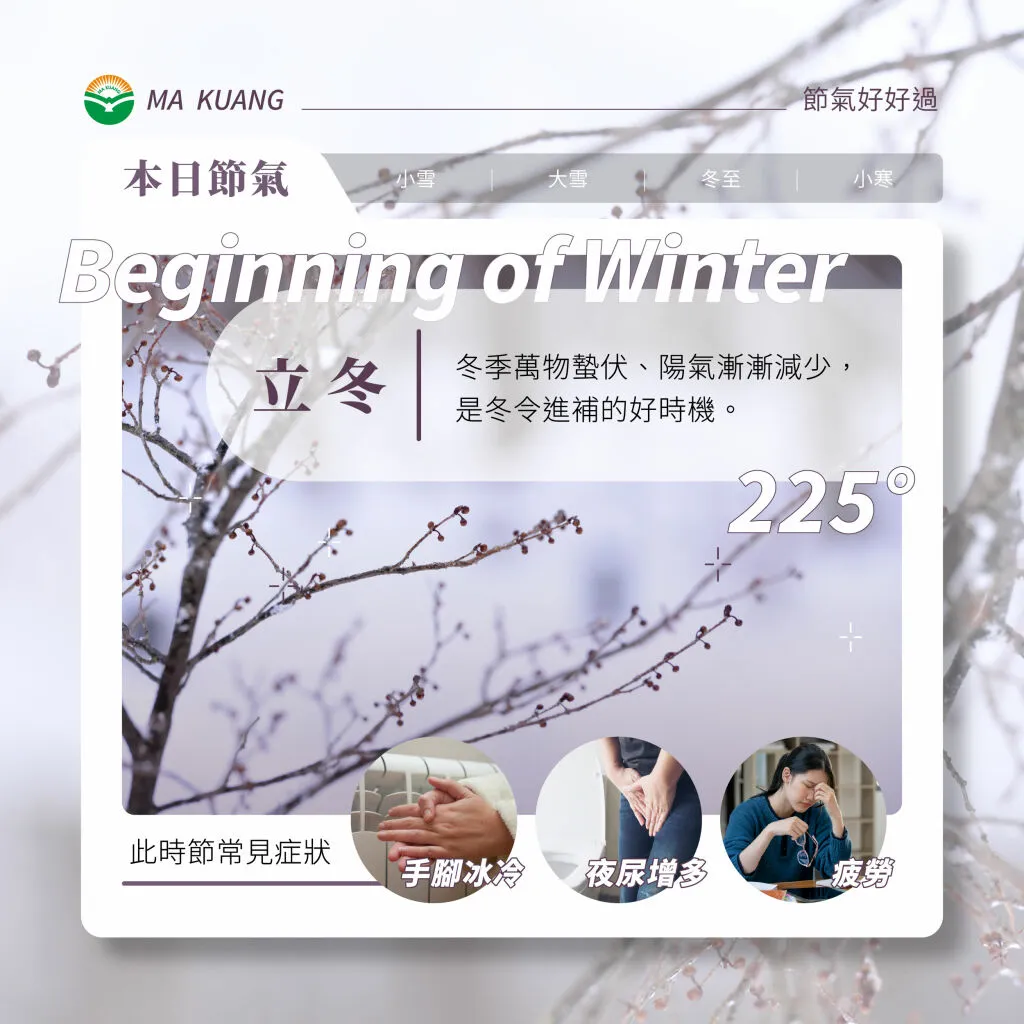 馬光中醫＿立冬