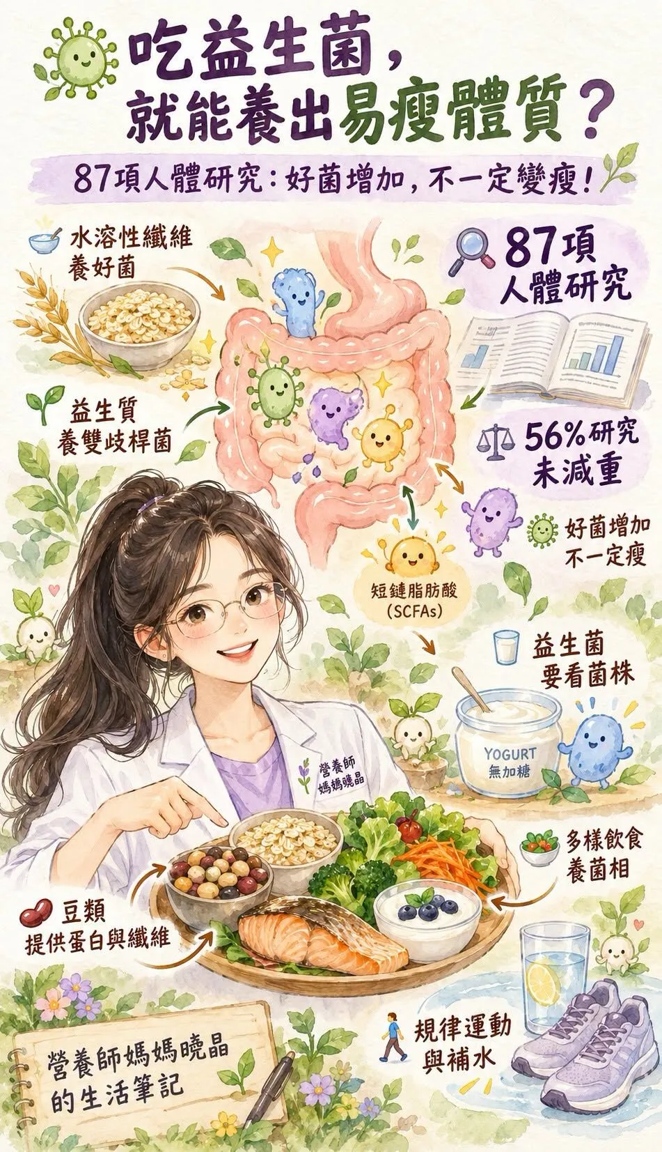 薛曉晶營養師_吃益生菌養出易瘦體質？