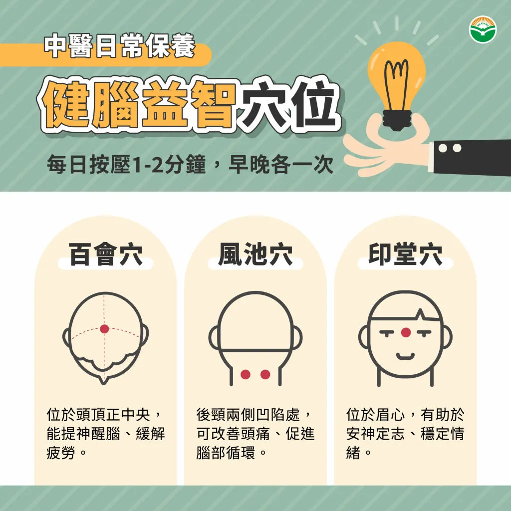馬光中醫＿健腦益智穴位