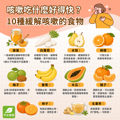 咳嗽咳不停？十種有效止咳方法，咳嗽吃什麼「這種咳」別吃枇杷膏