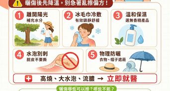曬傷怎麼辦？緩解刺痛脫皮照護指南，急救5步驟加速恢復