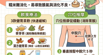 粽子易脹氣！吃完喝一杯這個就能改善，中醫解膩消脹4大推薦