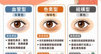 黑眼圈怎麼消？血管型、色素型與結構型黑眼圈成因改善方法
