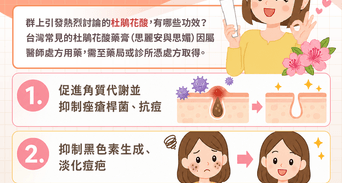 杜鵑花酸能抗痘淡斑？思媚、思麗安藥膏差異，3大功效解析