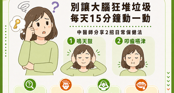 脊椎開刀、暈眩又健忘！她練中醫「健腦神功」擊退早發失智危機