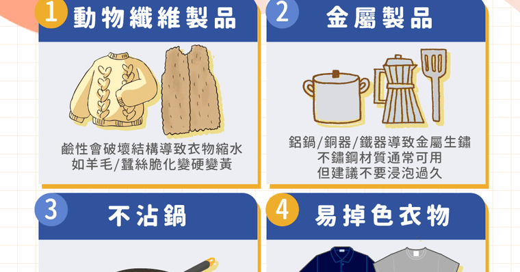 過碳酸鈉最強清潔攻略：漂白衣服、除霉斑，調配比例、缺點毒性與4大清潔禁忌