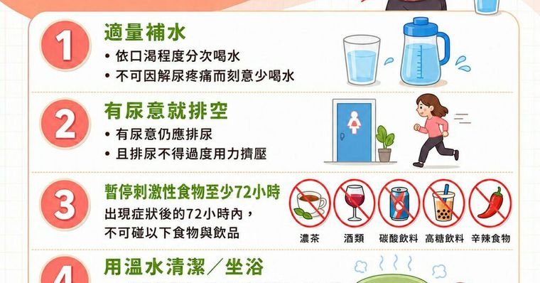 尿道炎怎麼辦？尿尿刺痛、頻尿的5個黃金自救步驟