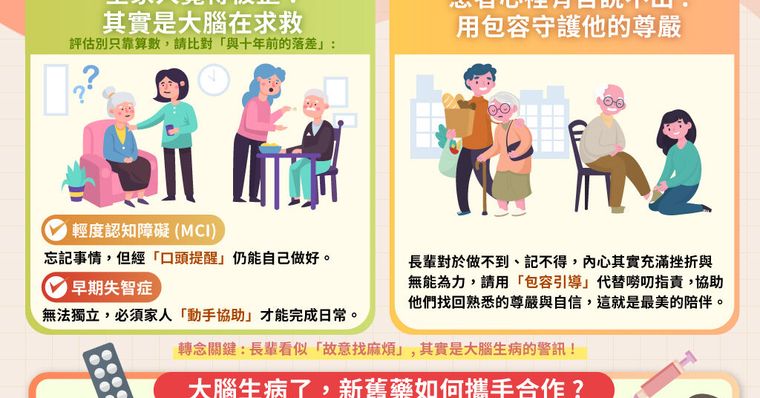 「爸爸主動開車門、餐桌再飄媽媽味」家屬開心失智新藥讓父母回來了
喝再多蠻牛也卸不下大腦重擔！權威解析失智新舊藥關鍵差異