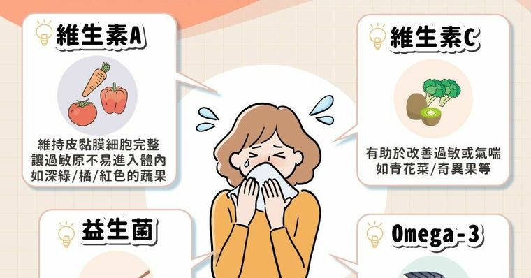 擤鼻涕擤到懷疑人生？超市就有救星「4大天然抗敏藥」吃起來！