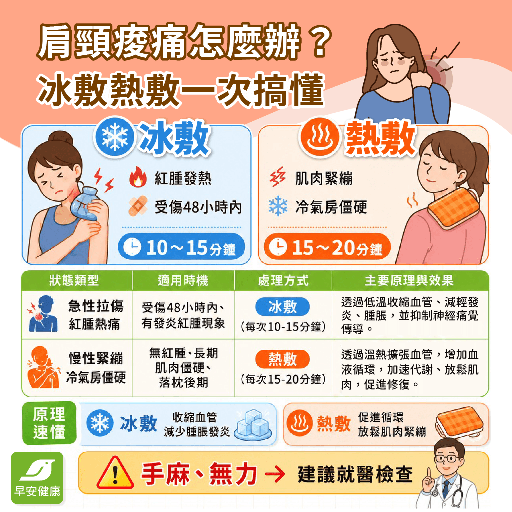 肩頸痠痛怎麼辦？從原因、看什麼科到肩頸緩解運動一次解析！