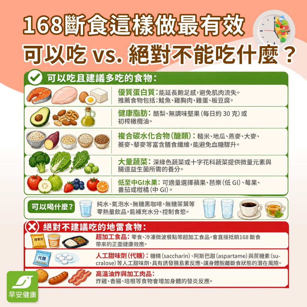 168斷食這樣做最有效，嘗試168斷食必看關鍵與注意事項