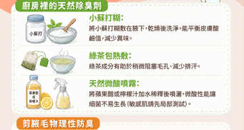 狐臭怎麼辦？針對腋下異味的止汗劑、手術與飲食全解析
