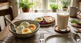 早餐水煮蛋加豆漿好健康？單餐蛋白質沒吃夠「這份量」肌肉狂流失