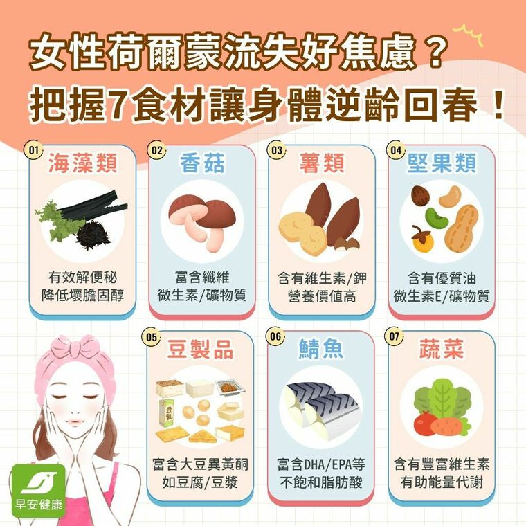 莫名變累變老？35歲後荷爾蒙流失，醫推「天然保養品」7食物救年輕