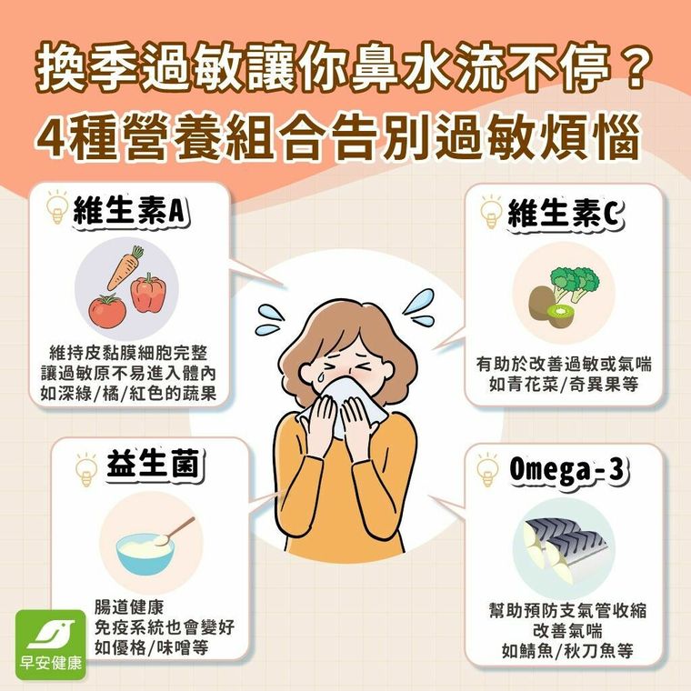 擤鼻涕擤到懷疑人生？超市就有救星「4大天然抗敏藥」吃起來！