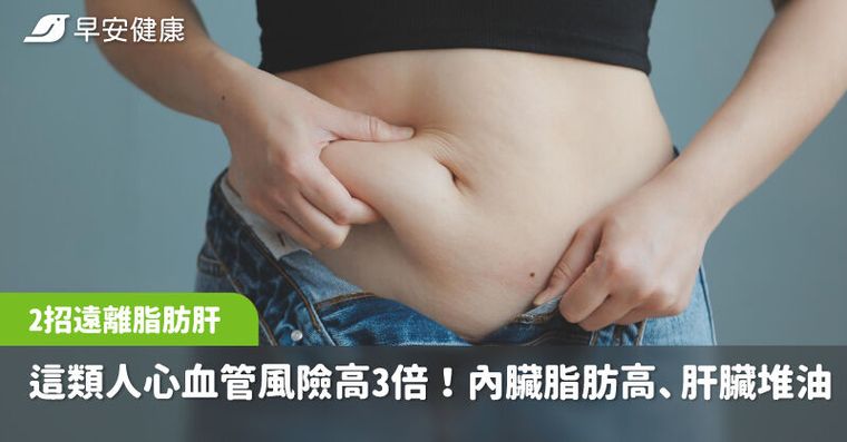 這類人心血管風險高3倍！內臟脂肪高、肝臟堆油，醫教2招遠離脂肪肝