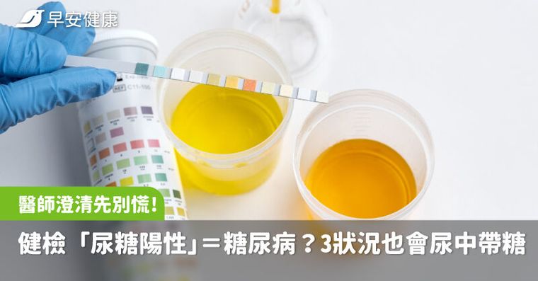 健檢「尿糖陽性」=糖尿病？醫師澄清：先別慌！3種狀況也會尿中帶糖