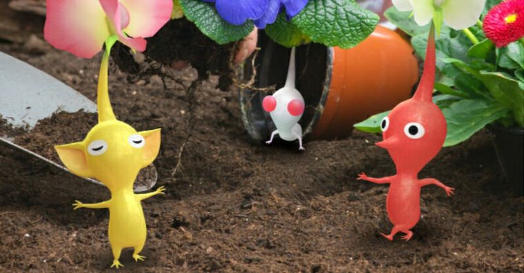 皮克敏地球日活動來了！揪爸媽散步種花，防失智還能拿限定造型