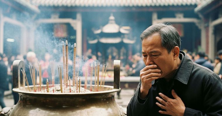 過年拜拜煙霧是肺部殺手！醫教5穴位化痰救肺｢按這裡」舒緩咳嗽呼吸難