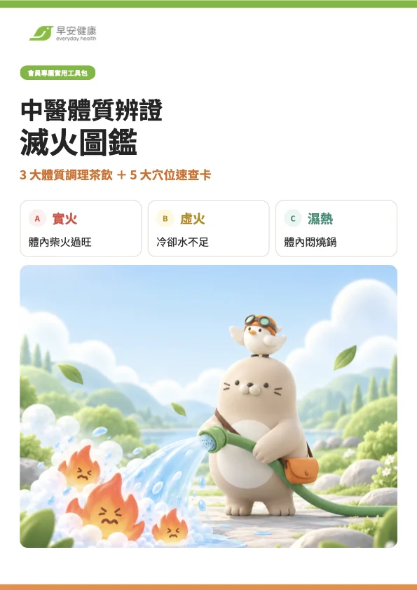 中醫體質辨證滅火圖鑑封面